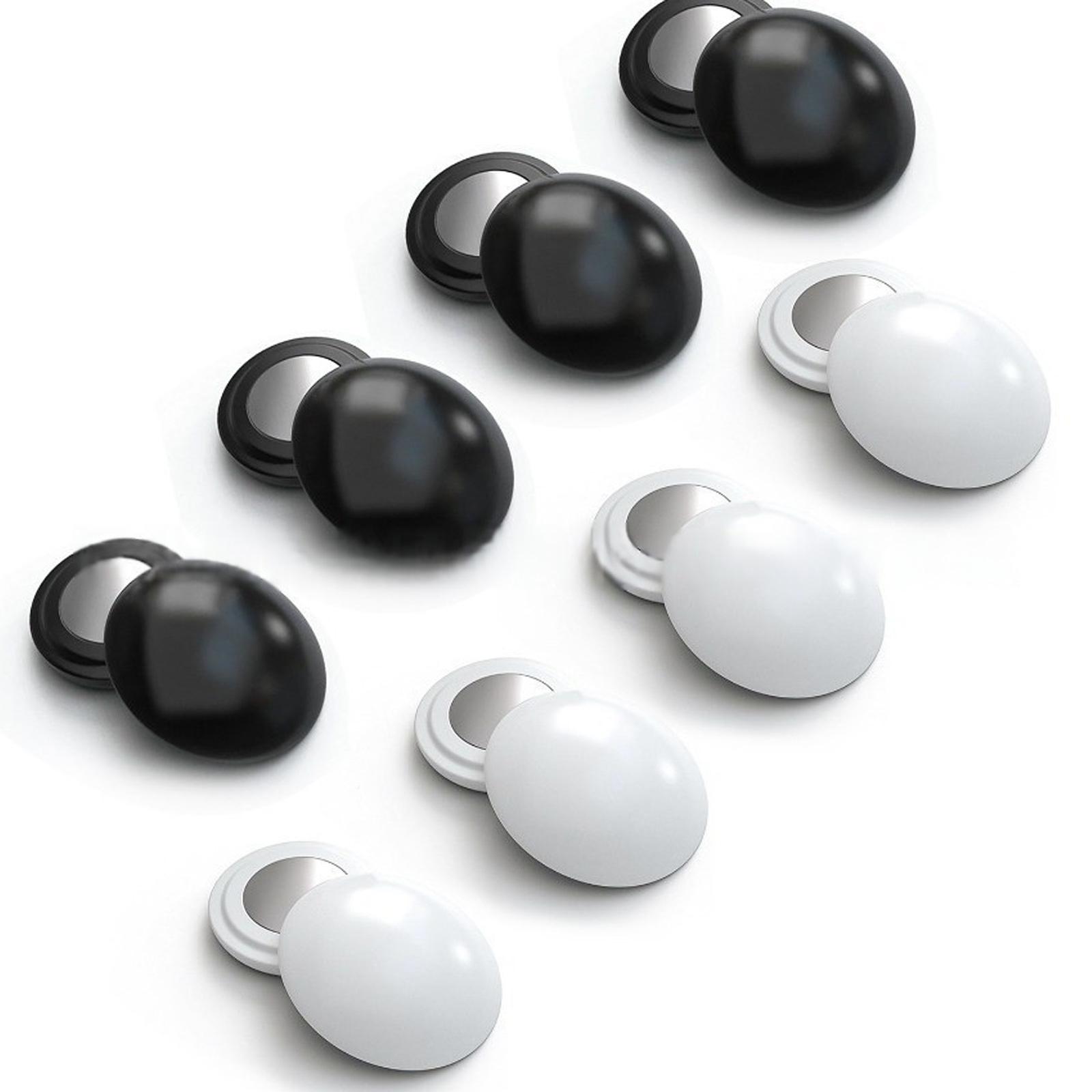 

8/10 шт. Зажимы для нагрудника для бега, Застежки для нагрудника для марафонов, Держатели номера участника для бегунов, Магниты для фиксации нагрудника белого и черного цвета A