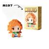 Mini Bricks ONE PIECE Monkey · D · Garp Roger Micro Building Block Edward Newgate Anime Model Assembly Figure Toys For Gift