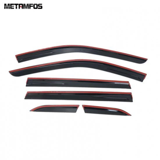 For Honda CR-V CRV  2024 2025 Window Visor Wind Deflector Vent Sun Shade Rain Guard Shield Awning Shelter Car Accessories