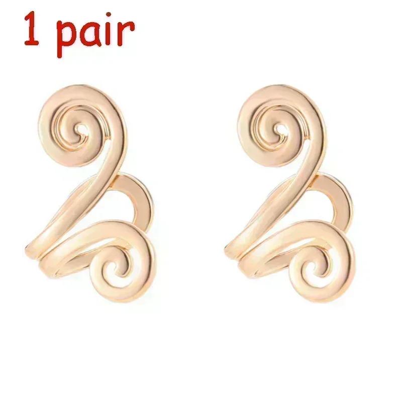 1 Pair Zunis Acupressure Slimming Earrings Non Piercing Flower Shape Women Earrings Zunis Earrings Acupressure Slim Earrings2025