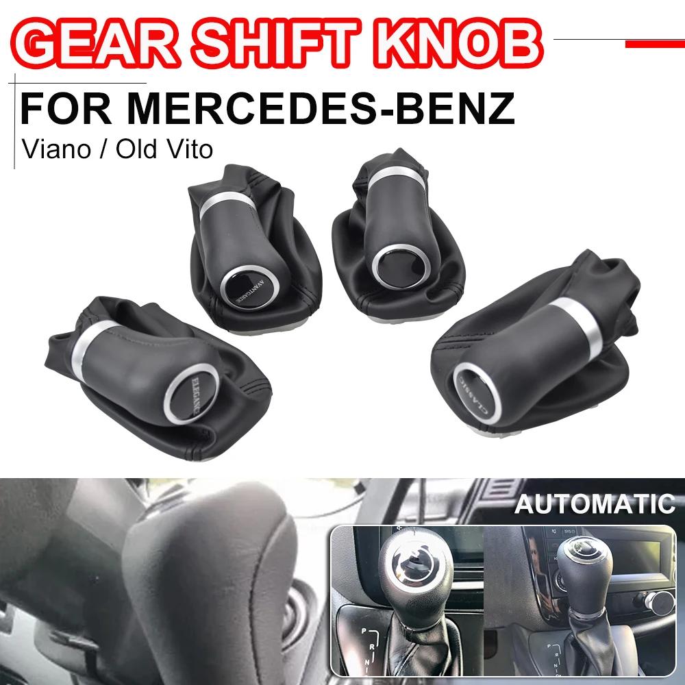 Adatto per Mercedes-Benz Viano / Vecchio Vito / W639 2010-2015 Pomello Leva Cambio Automatico Leva Pomello a Mano Copri Pomello Stile Auto