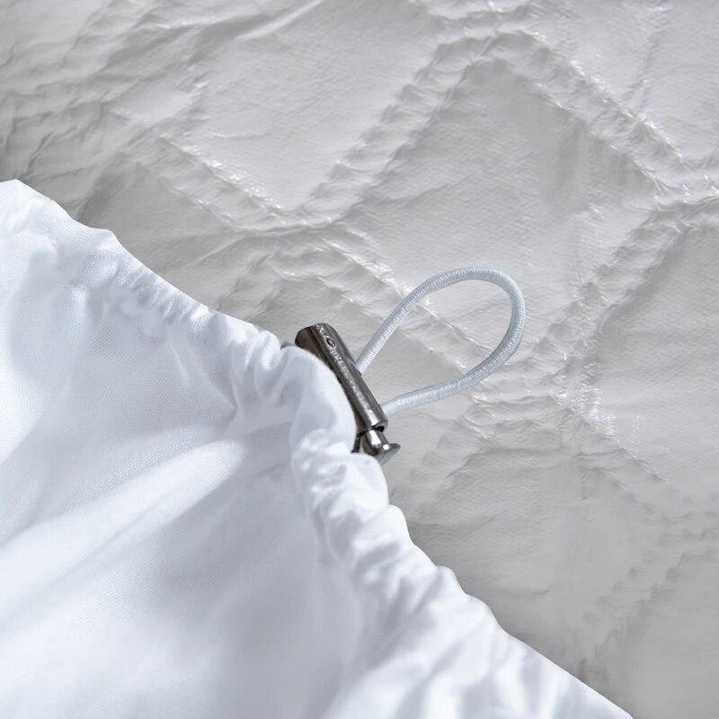 Waterproof Fitted Sheet Solid Color Mattress Cover Single Bed Double Bed Elderly and Children Mattress Protective Cover200*220