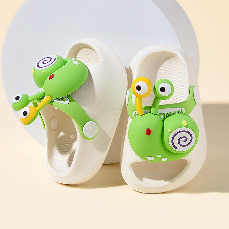 Pull on Cute Cartoon Shoes for Boys and Girls - Sandals 130 бежевый