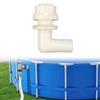 Aquarium Drain Connector ABS Elbow Quick Hose Nozzle for Water Tank and Ducting Pipe Joint