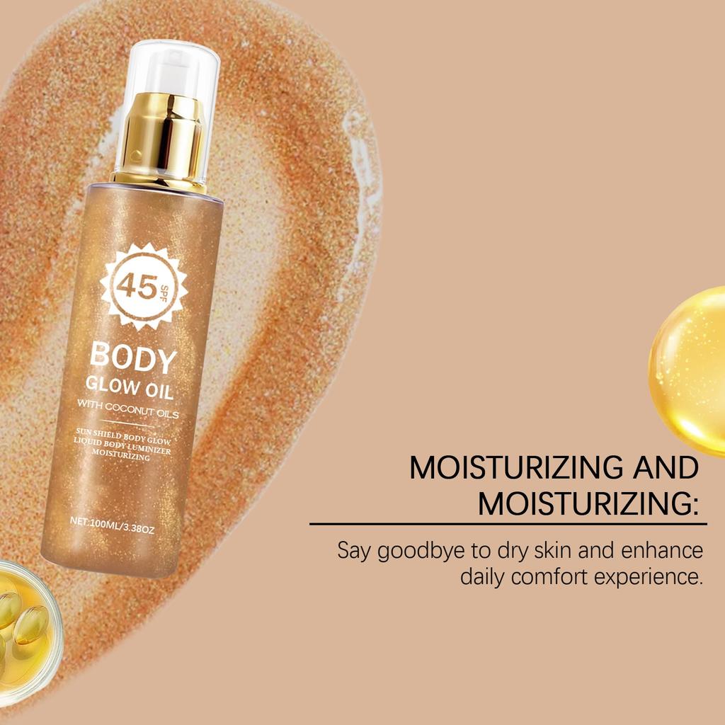 Sunscreen Oil Body Care Oil For Outdoor UV , Refreshing And Non-greasy 100ml