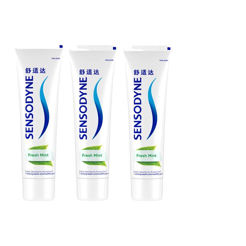 Sensodyne Fresh Mint Sensitive Toothpaste 3x100g