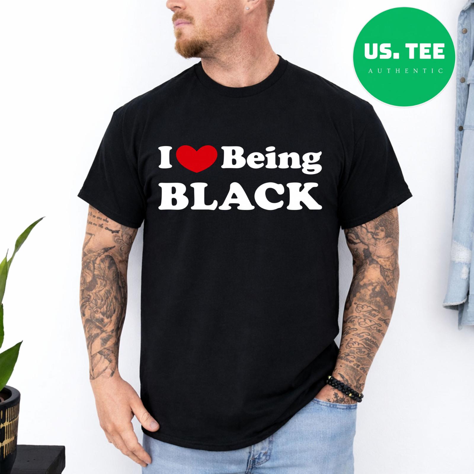 Mens I Love Being Black, I Like to be Black Performance T-Shirt S разноцветный