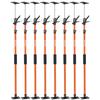 Cabinet Jack Support Pole, 8-Pack, 116-290 Cm Steel Telescopic Quick Support Rod, Adjustable 3rd Hand System Up To 70 Kg Capacity for Installing