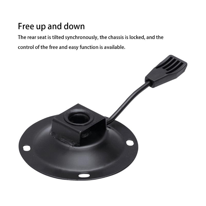 Sağlam Metal Döner Taban Yedek Eğim Kontrol Mekanizması Bar Tabureleri Ofis Sandalyesi İçin Evrensel Montaj Plakası Tasarımı