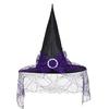 New Halloween Witch Hat Decoration for Adults & Kids - Oxford Cloth Costume Headwear.