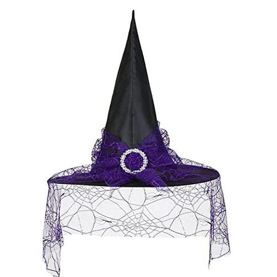 New Halloween Witch Hat Decoration for Adults & Kids - Oxford Cloth Costume Headwear.