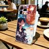 Kirito & Asuna Anime Phone Case Transparent Silicone Soft For iPhone 17 16 15 14 13 12 11 Mini Pro Max Plus