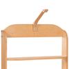 Table à langer murale pliable ROBA - Naturel - Liebhabaer - Bois - 47x75 cm - 2 étagères