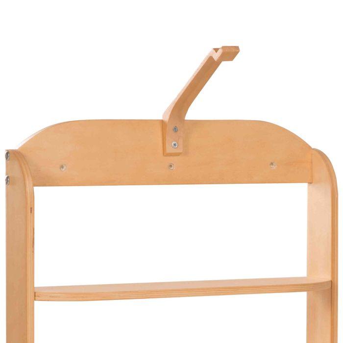 Table à langer murale pliable ROBA - Naturel - Liebhabaer - Bois - 47x75 cm - 2 étagères