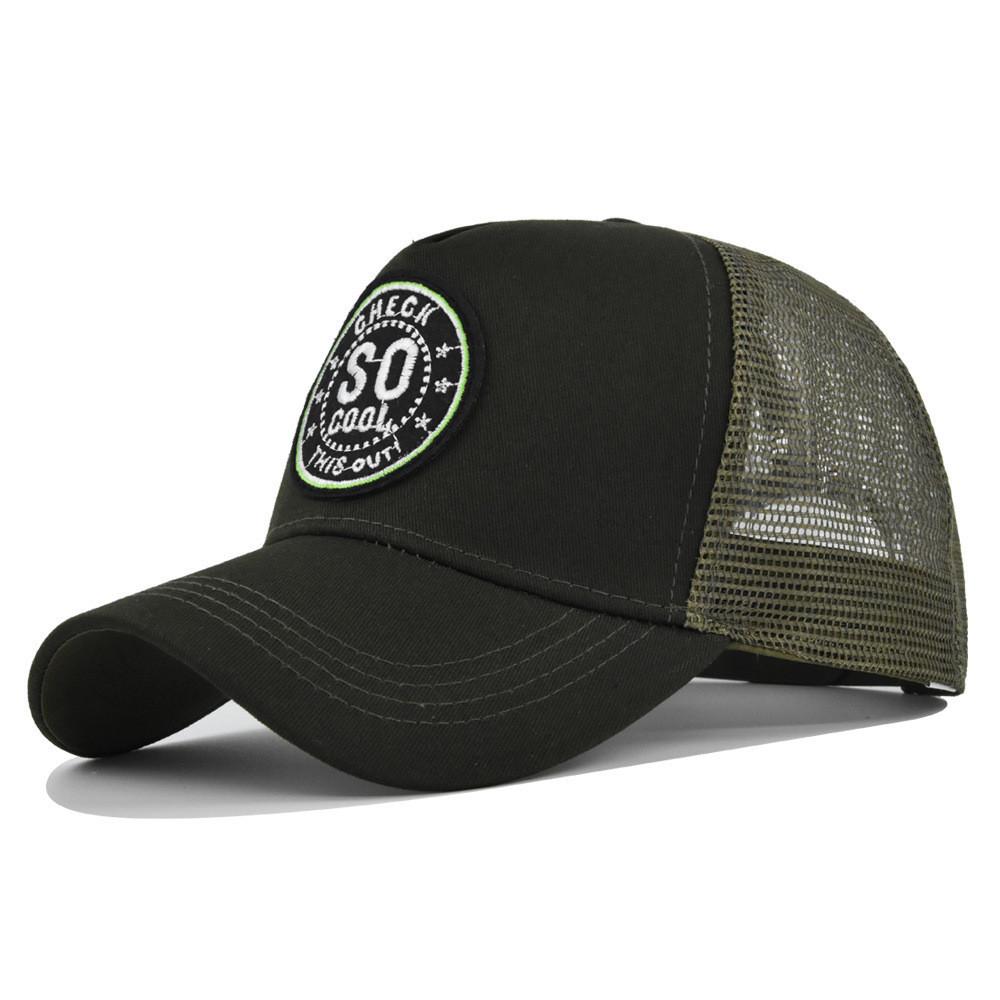 Duck Hat Cartoon Embroidered Baseball Cap Adjustable Cotton Casual Hat Mesh