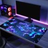 Large Gaming Mouse Pad X Red Blue Honeycomb Shape Nonslip Rubber Gaming Desk Mat Keyboard Gamers and Office Work