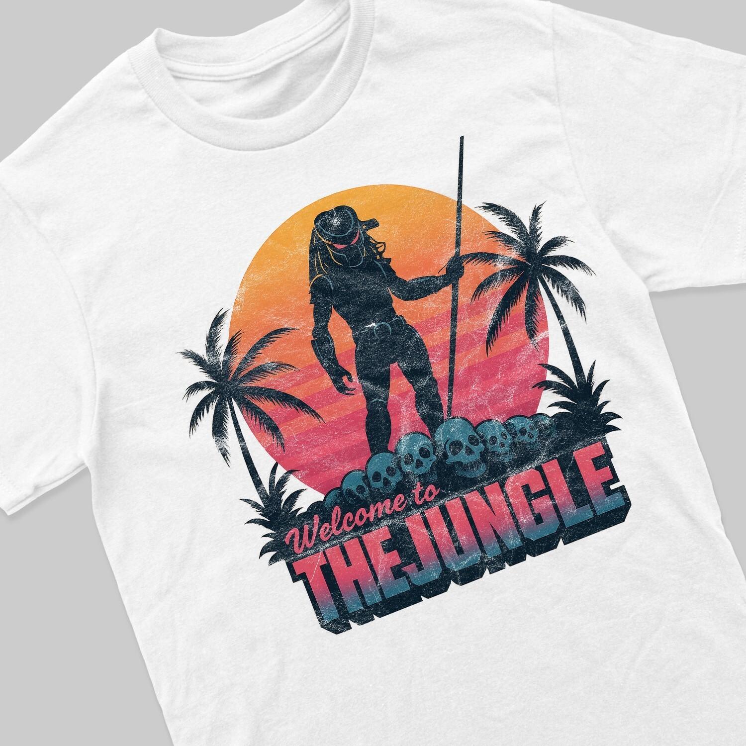 Predator Movie Retro Fans Nostalgia 80s 90s T Shirt Mens Womens Tees Top Gift Men Husband Boyfriend XL