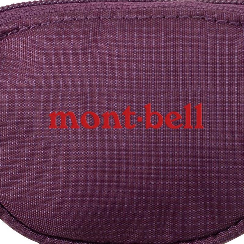 MONTBELL Lightweight Zip Design Nylon Coin Purse Unisex Couple Purple