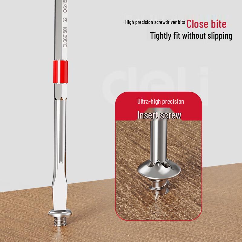 Deli Industrial-Grade Anti-Slip Striking Screwdriver