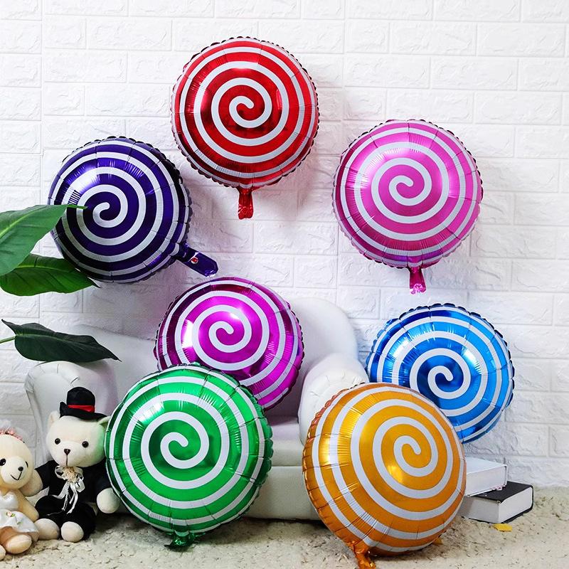 Children'S Cartoon Lollipop Aluminum Film Balloon Outdoor Spring Outing Graduation Photo Props Birthday Decoration Small Gifts