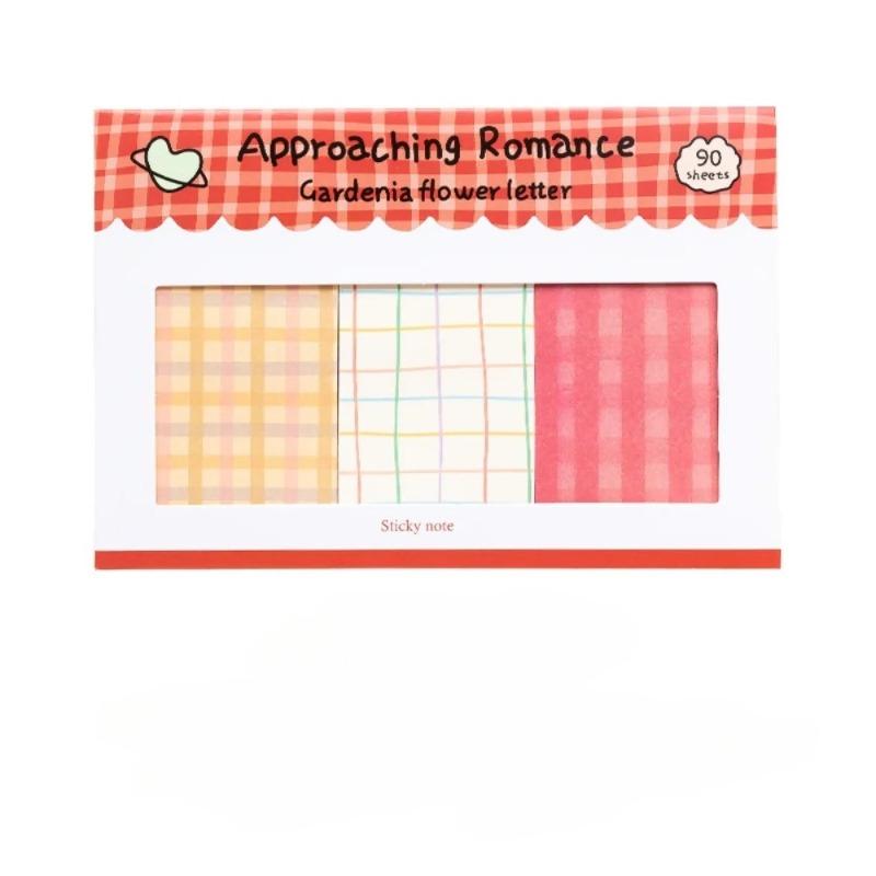 90 Sheets Per Pack Grid Combination Note Pad Handmade Account Decoration Note Paper Student Stationery Supplies Notepad