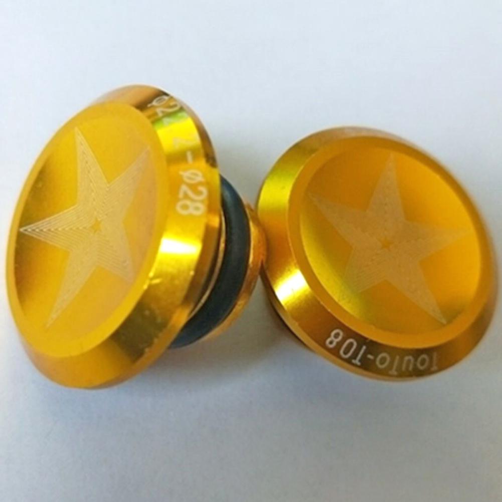 Sports Fashion Outdoor Set 2Pcs Mountain Cycling Aluminum Handlebar Bicycle Bike Alloy Grips Plug Bar Ends