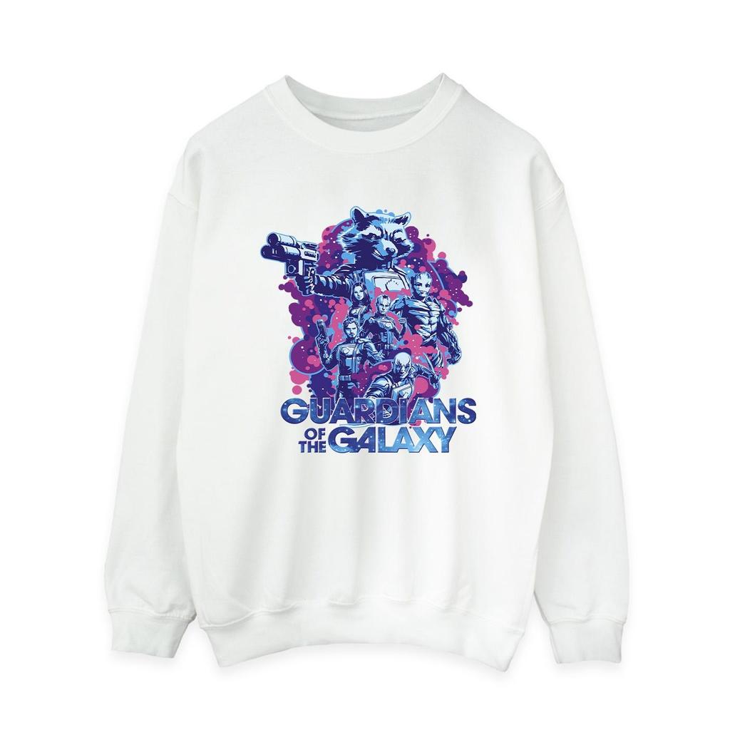 Guardians Of The Galaxy Band 3 Damen Charakterposen Sweatshirt