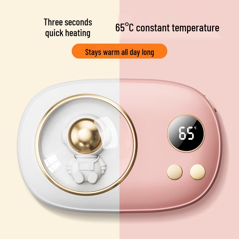 Baymax Mini Astronaut Digital Hand Warmer Power Bank