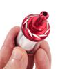 Universal Motorcycle Fuel Filter - High  Aluminum Glass Fuel Cleaner For Motorbike, Scooter, ATV, Dirt Bike - Multiple Colors Available