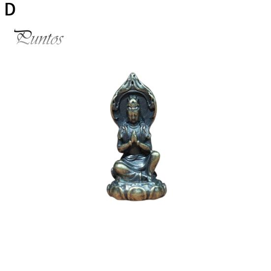 Mini Figure Statue Alloy Mini Figure Figurine Retro Micro Landscape Ornament for Potted Plants Tabletop Rockeries Bookshelf