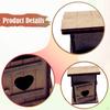 Miniature Outdoor Chicken Coop for Dollhouse Wooden House Ornament Decoration