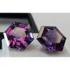 Alexandrite Color Changing Natural 21-22 Ct Hexagon Cut Pair Stunning Gemstone