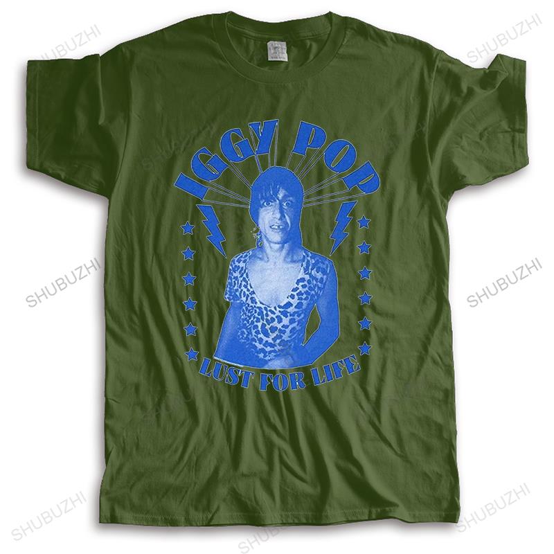 IGGY POP LUST FOR LIFE WHITE T-SHIRT NEW OFFICIAL ADULT BAND MUSI Brand Cotton T Shirt Drop Shipping Brand Clothing