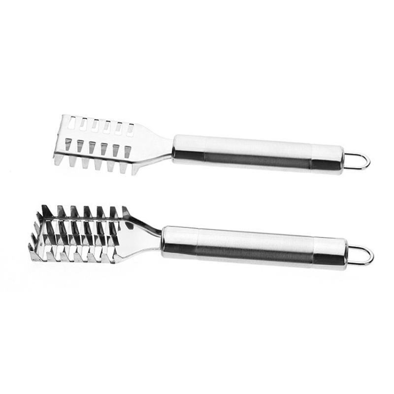 1Pc Stainless Steel Fish Scale Knife Scale Scraper Sawtooth Scraping Boning Filleting Cut Scrape Dig Maw Knife