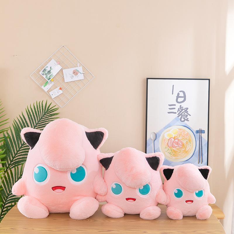 25-40cm Lovely Plush Jigglypuff Doll Soft Stuffed Jigglypuff Plush Toy Anime Pillow Children's Birthday Gifts