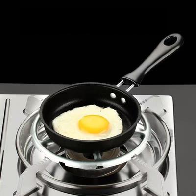 Bratpfanne Kleine Pfanne Multifunktional mit Griff Rund Omelett Küchengeschirr zum Sautieren