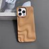 Jednobarevné pouzdro kompatibilní pro iPhone 7Plus 16 13 15 11 14 12 Pro Max X XS XR Max 6 8 6s Plus SE 3D nepravidelný vlnový kryt