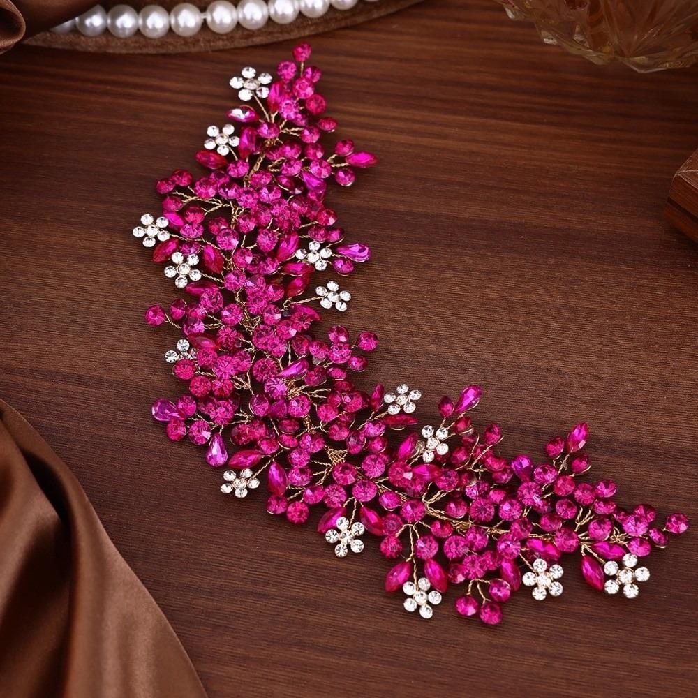 Zinc Zinc Alloy Base Bridal Headbands Sparkling Hair Accessories Vintage Wedding Tiaras Bridesmaid Accessory