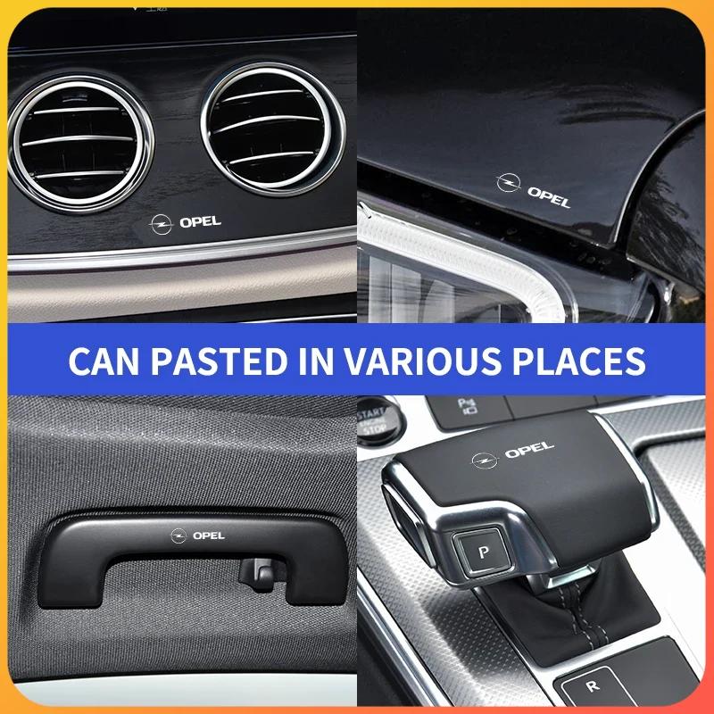Auto Motorrad Styling 3D Legierung Metall Motorrad Emblem Abzeichen Aufkleber Für Opel Insignia Astra Antara Meriva Zafira H G Corsa
