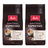 German Melitta Whole Bean Bella Crema Espresso 1Kg X 2