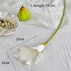White Artificial Calla Lily Flowers EVA Wedding Bouquet New Faux Plants  Photography Props