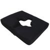 Prevent Bedsore Cushion Slow Rebound Breathable Hemorrhoid Cushion with Coat for Bedridden Paralyzed Population Black