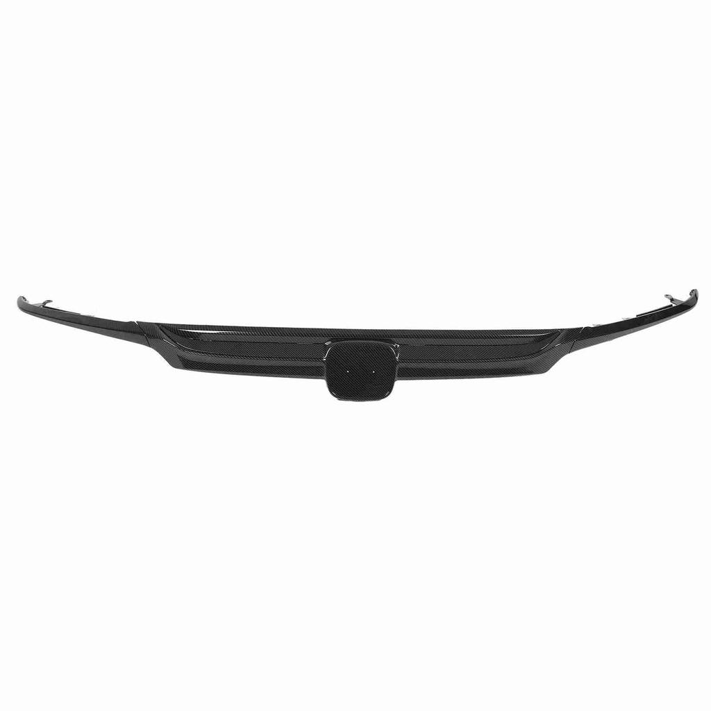 Front Bumper Upper Grill Cover and Eyebrow Headlight Eyebrow Cover for 2018 to 2021