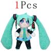 Cartoon 20cm Hatsune Miku Plush Doll Toy Anime sakura Miku snow Miku Character KawaiiSitting posture Fufu Kids Christmas Gift