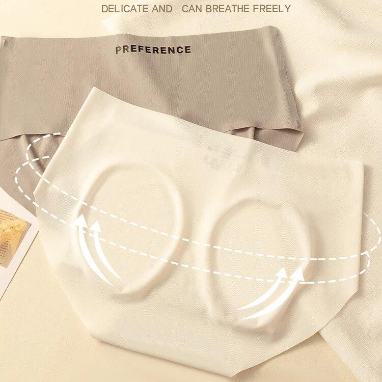 Seamless Panties For Women Ice Silk Underwear Lingerie Sexy Female Underwears Briefs