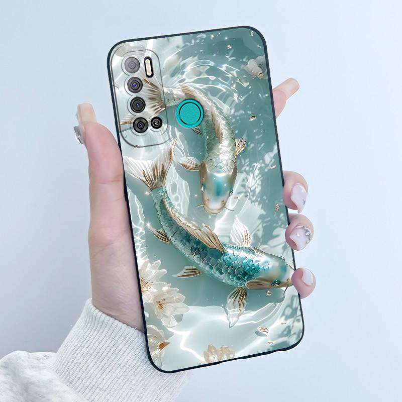 For Tecno Pouvoir 4 Pouvoir 4 Pro LC7 LC8 Case Luxury Cute Love Rabbit Funny Phone Casing Black Silicone Protective Back Cover