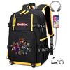 Cartoon Game Merchandise With Usb Hiking Bag College Students Outdoor Travel Large Capacity Backpack Bag