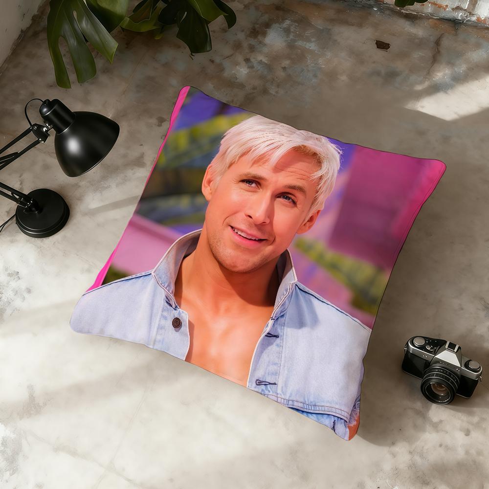 Actor R-Ryan Gosling Cushion Cover Home Office Convenient Nordic Simplicity Hit With Zipper Cushion Cover