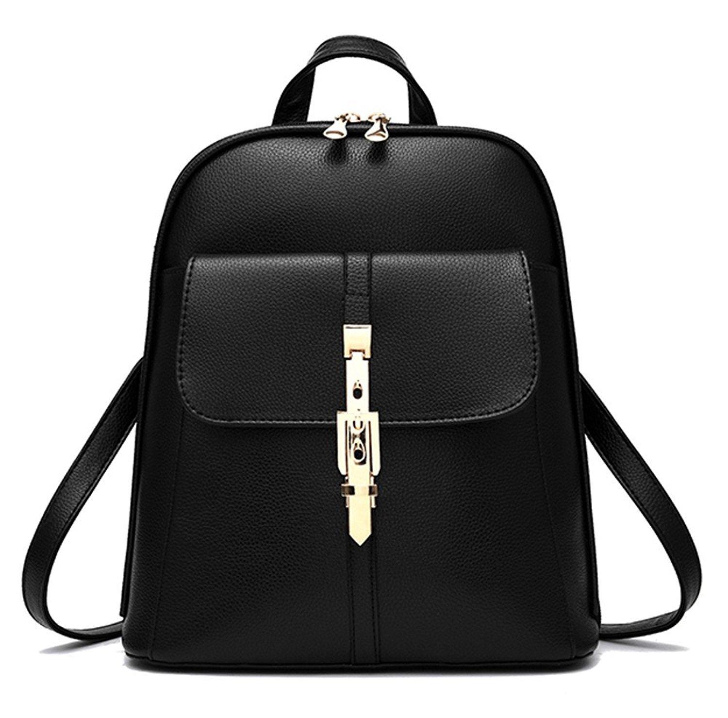 

PU Великий 111 PU 111 [Місячна Ягода] Рюкзак, Дорослий, Милий, Рюкзак, Шкіра, Місткість, Сумка, Жіночий, (Чорний), Шкіра, Поїздки на роботу, Школа, Милий, чорний