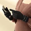 A Pair of Warm Gloves with Velvet to Prevent Cold, Suitable for Girls' Winter Windproof Cycling and Driving